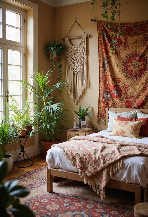 vibrant textile wall decor