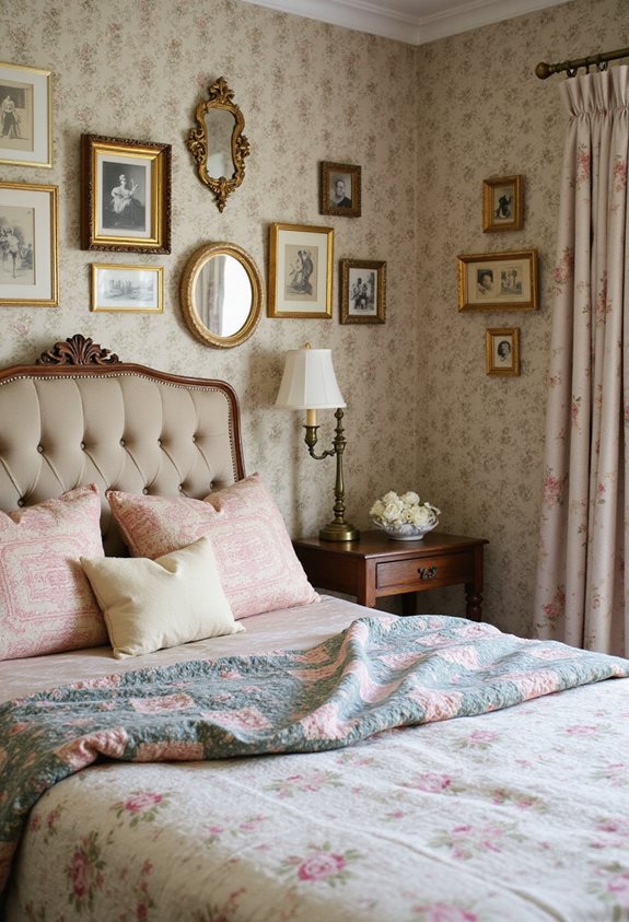 vintage frame gallery wall