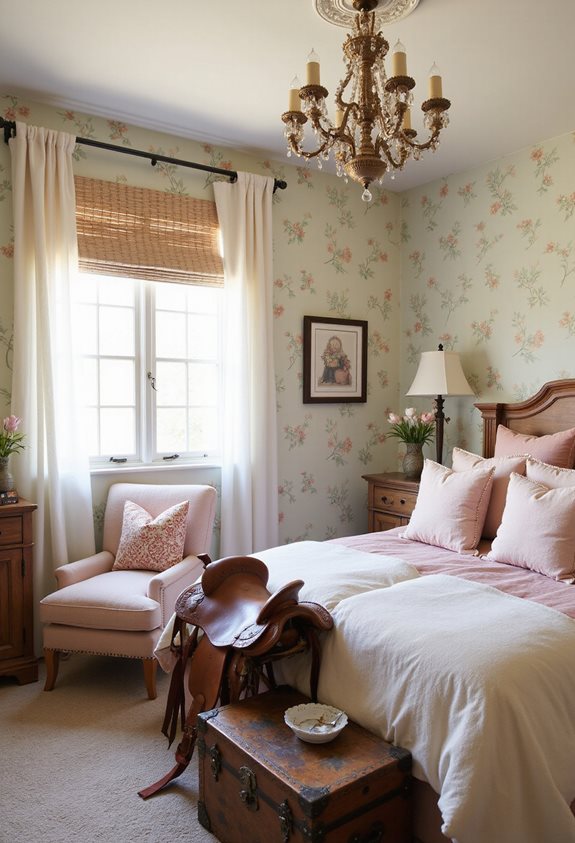 vintage saddles as chairs