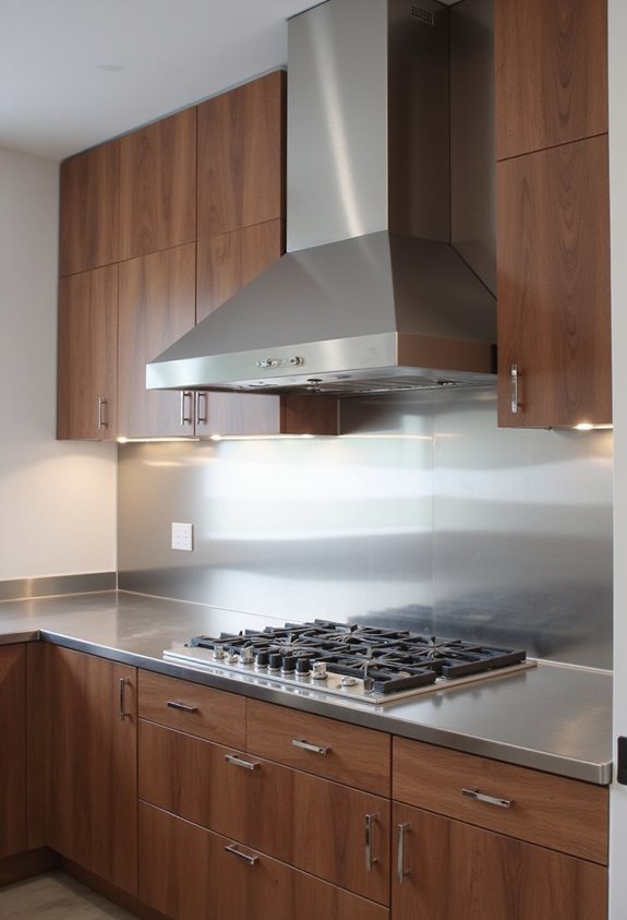 walnut and stainless steel harmony