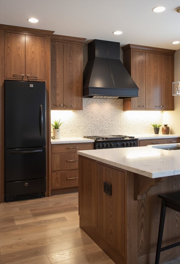 walnut finishes glossy and matte