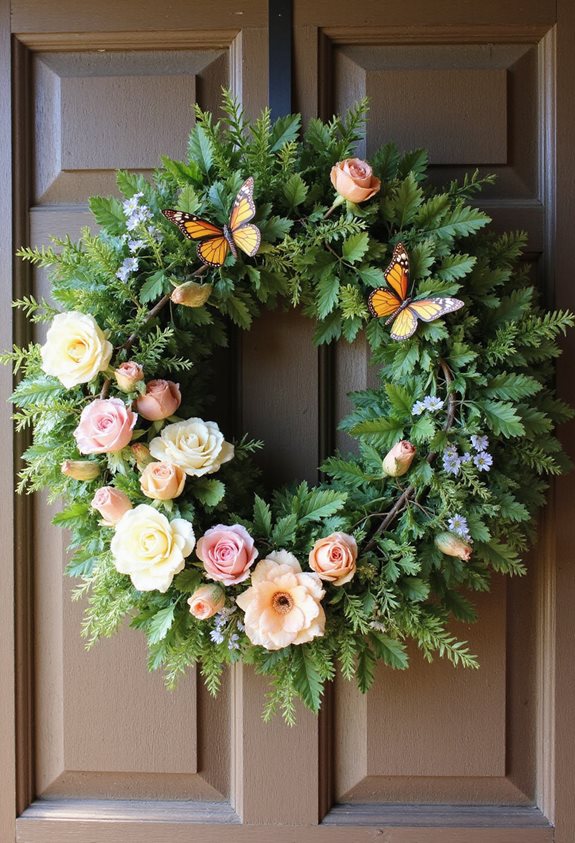 whimsical butterfly and bird accents