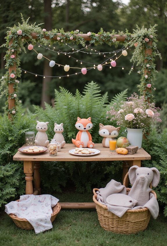 animal themed baby shower ideas