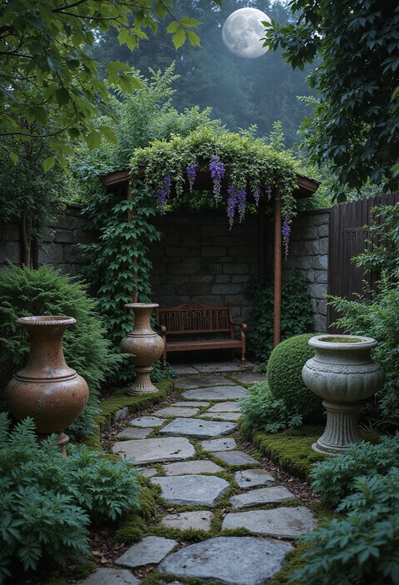 artistic touches in gardens