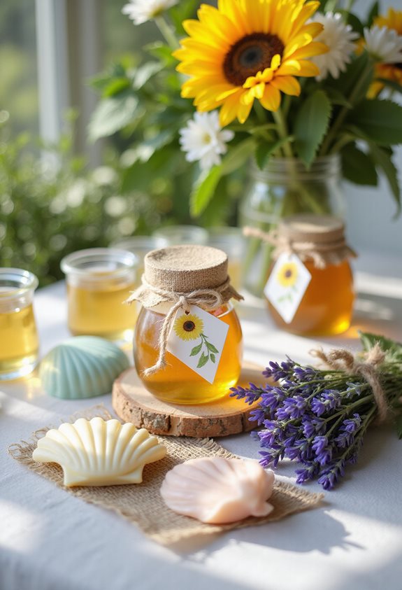 august themed baby shower favors