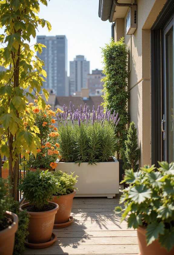 balcony sunlight zone planting