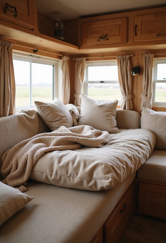 bedding that doubles seating