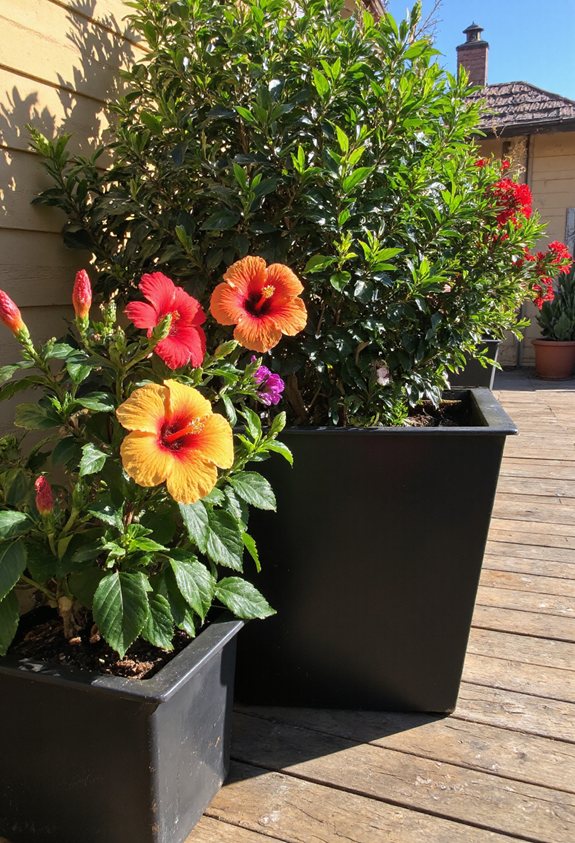 bold tropical hibiscus care