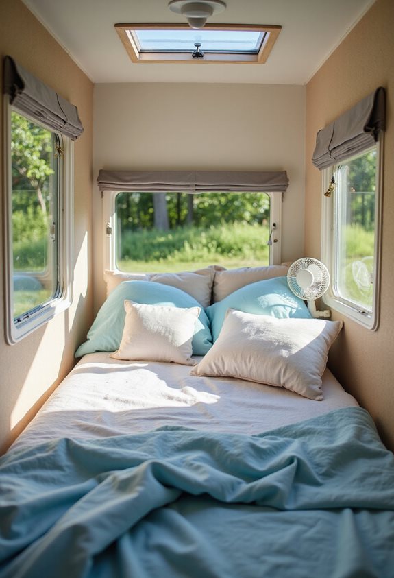 breathable cooling camping bedding