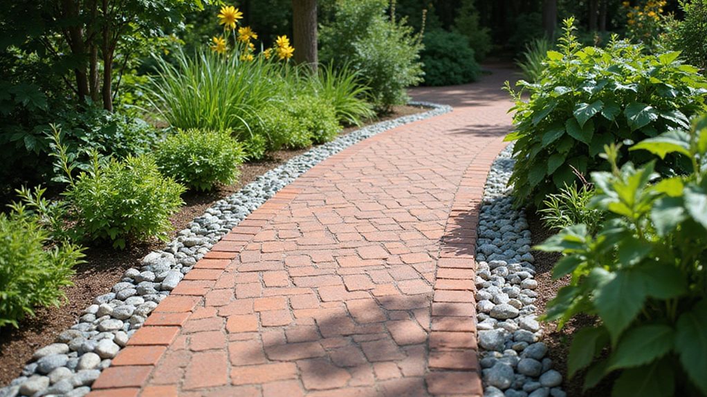 brick stone garden edge