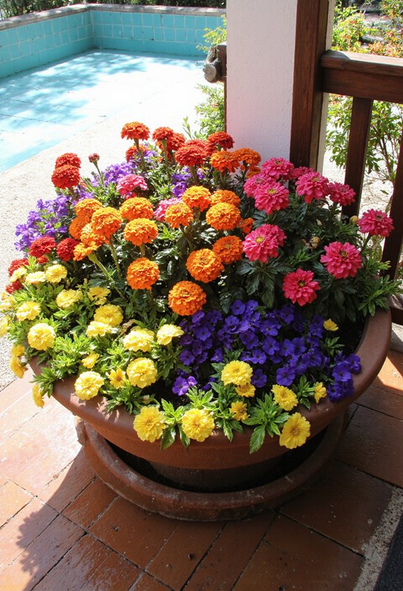 bright annuals thrive instantly