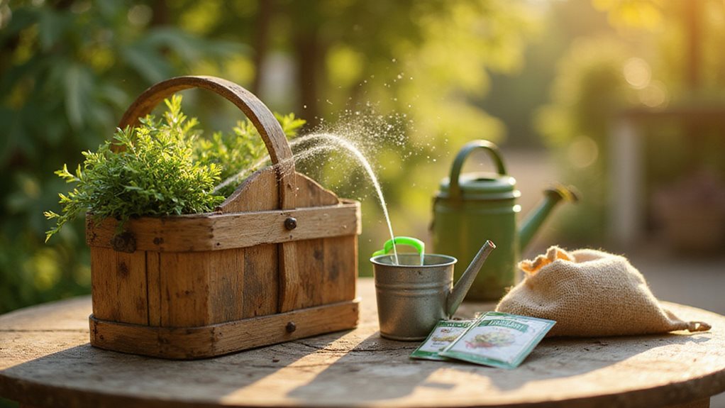 bucket mounted mist sprinkler