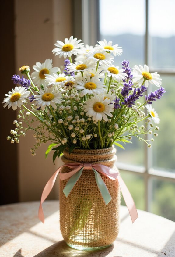 charming mason jar centerpieces