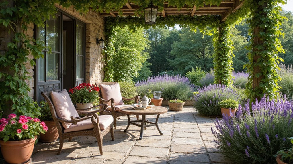 24 French Country Garden Patio Ideas