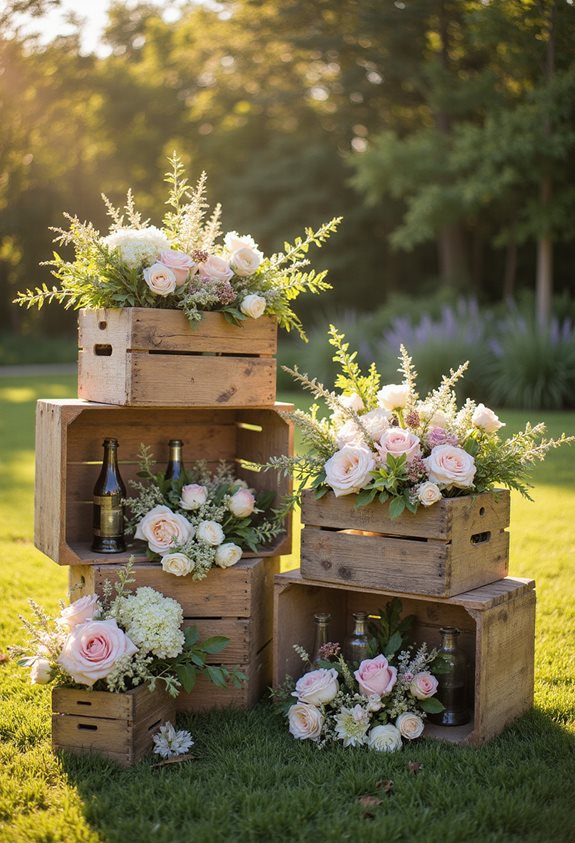 charming rustic display ideas