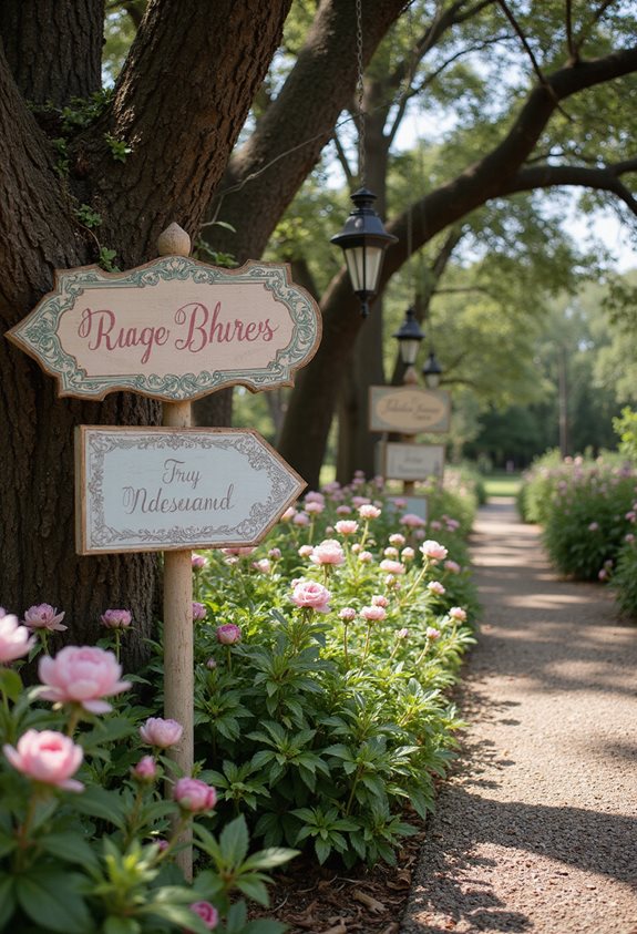 charming vintage sign guidance