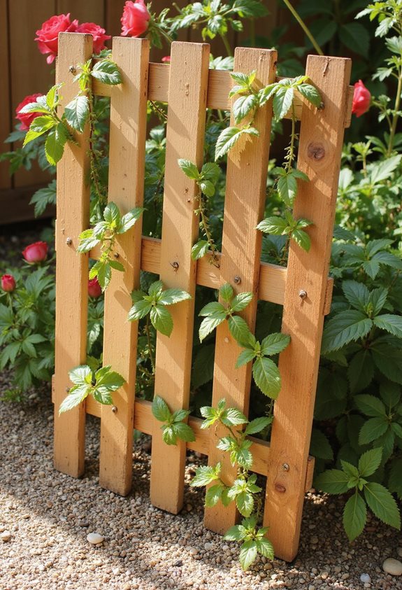 cheap eco friendly pallet trellis