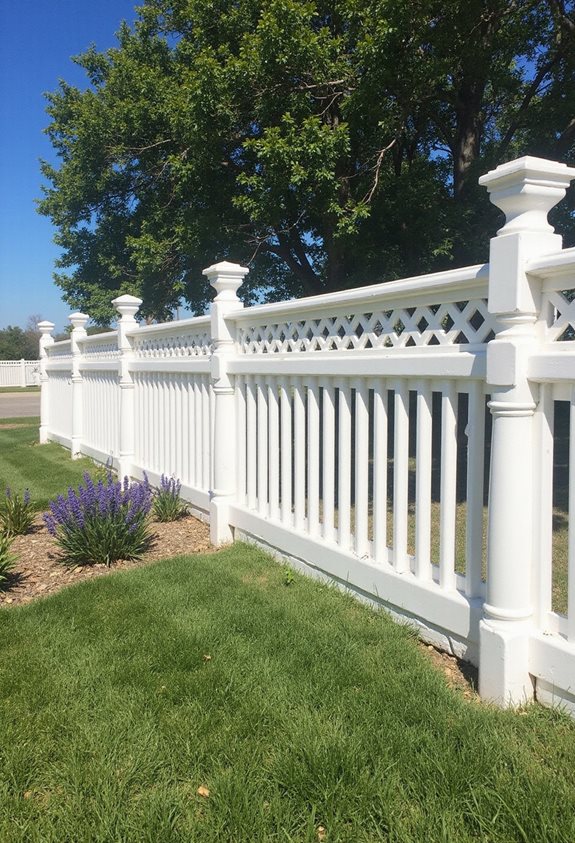 classic turned post fence