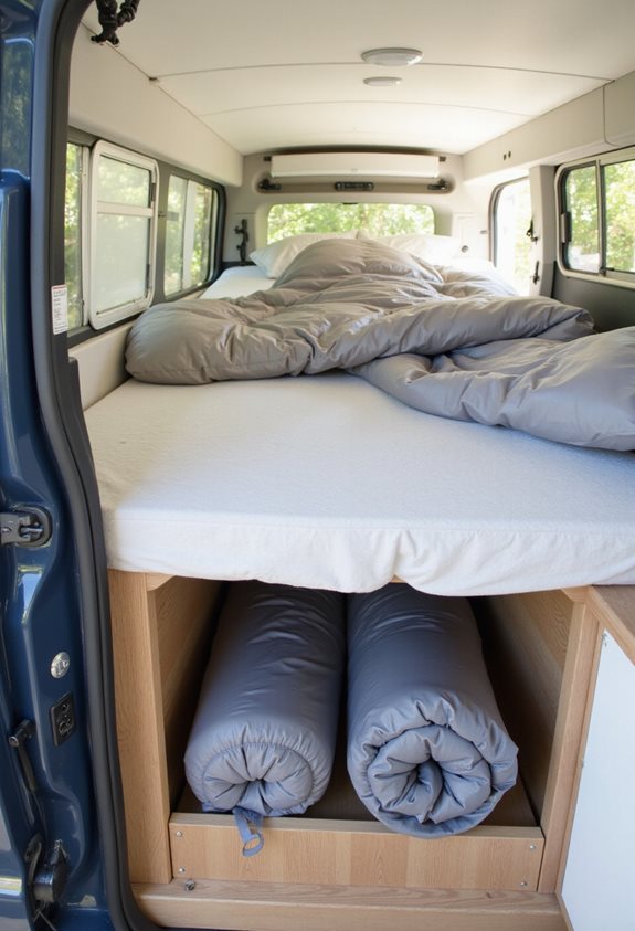 compact bedding for campers