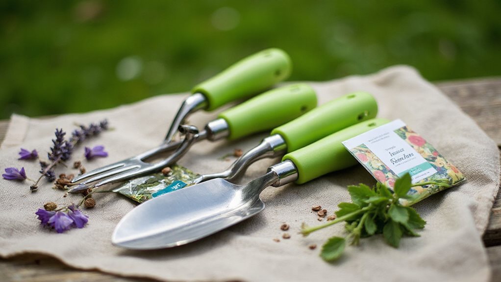 compact ergonomic balcony gardening set