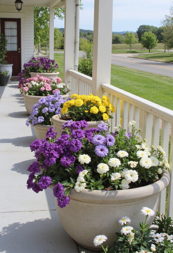 continuous blooming rainbow garden