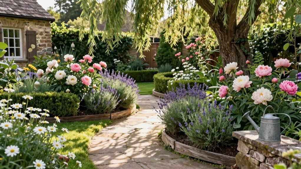 cozy blooming flower clusters