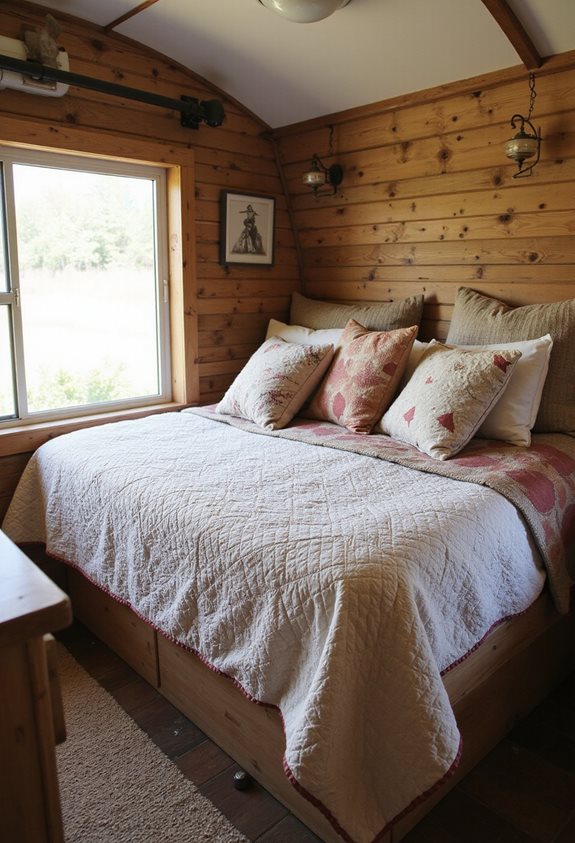 cozy camper bedding style