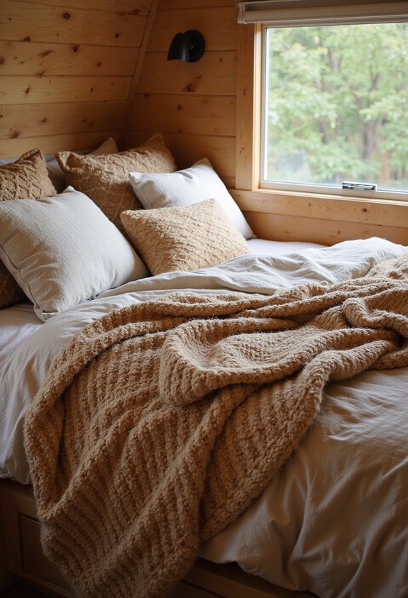 cozy throws enhance camper