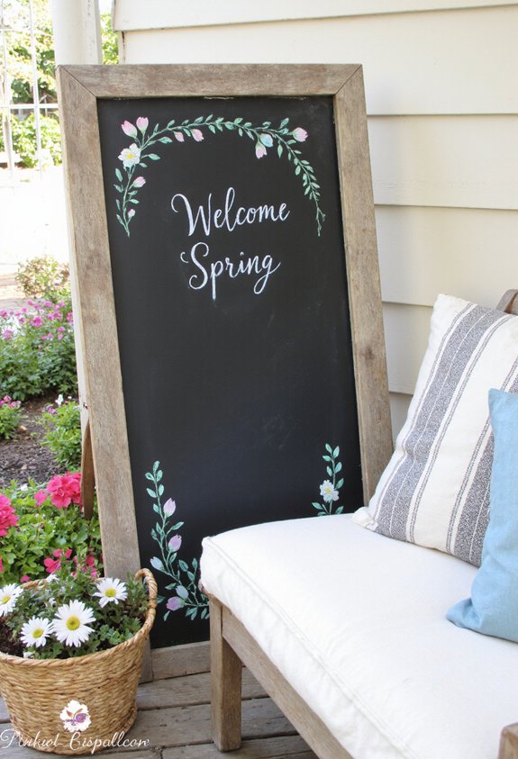 customizable chalkboard frame ideas