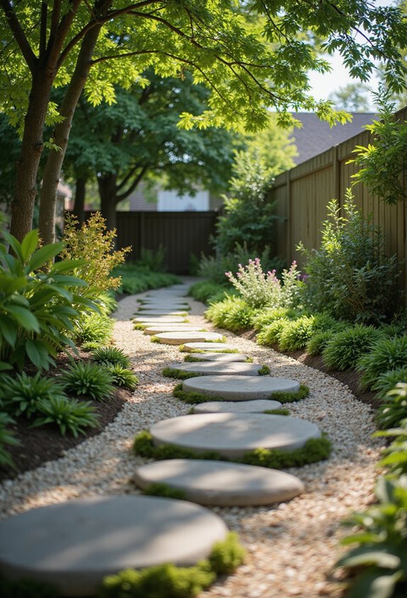 decorative gravel and groundcovers