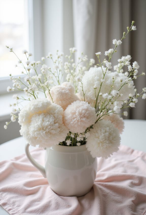 dreamy baby shower centerpiece