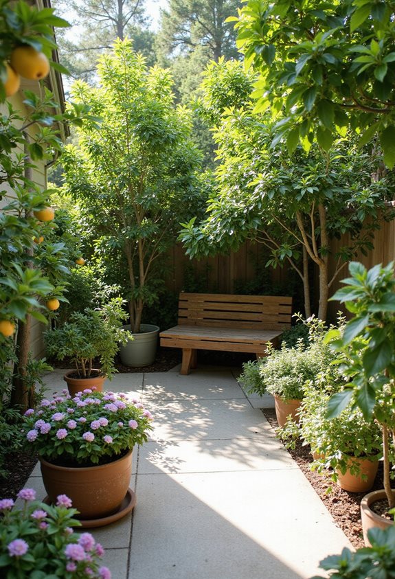 dwarf trees for small spaces