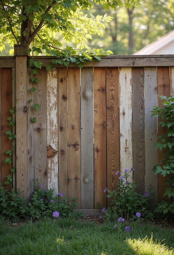 eco friendly reclaimed wood fence