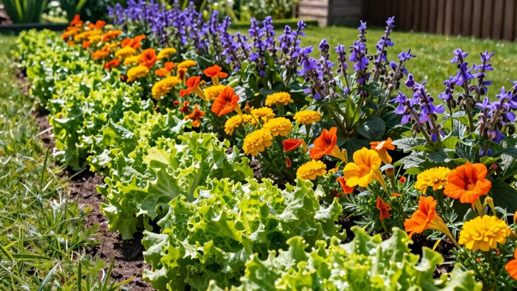 edible flower border guide