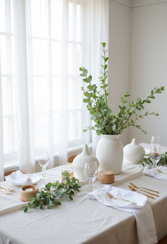 elegant minimalist baby shower