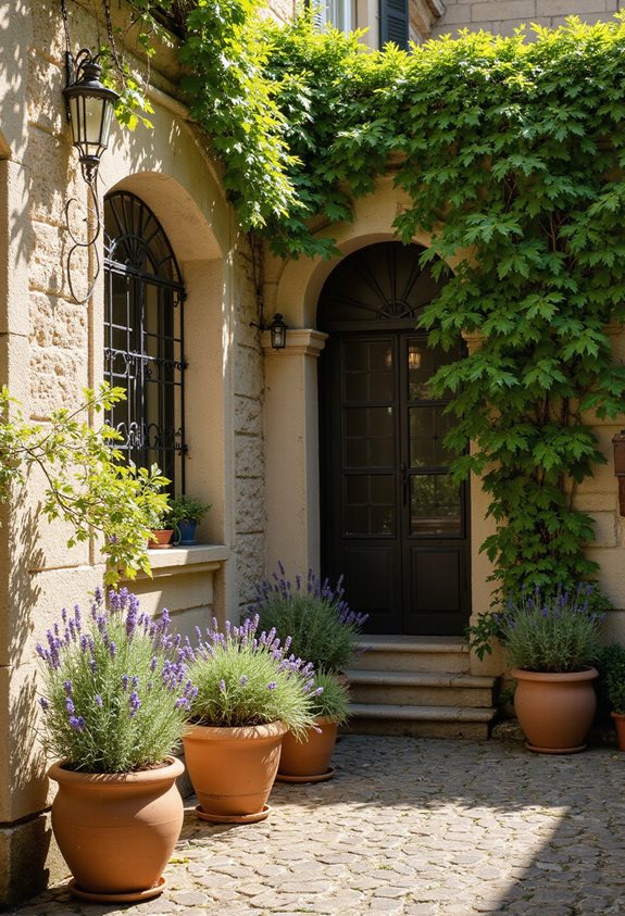 elevate courtyard with vines