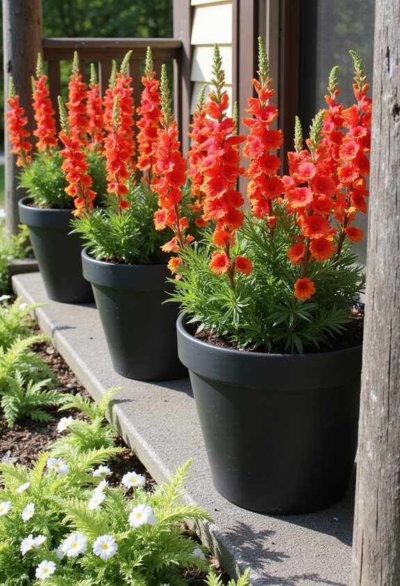 elevated cinder block garden