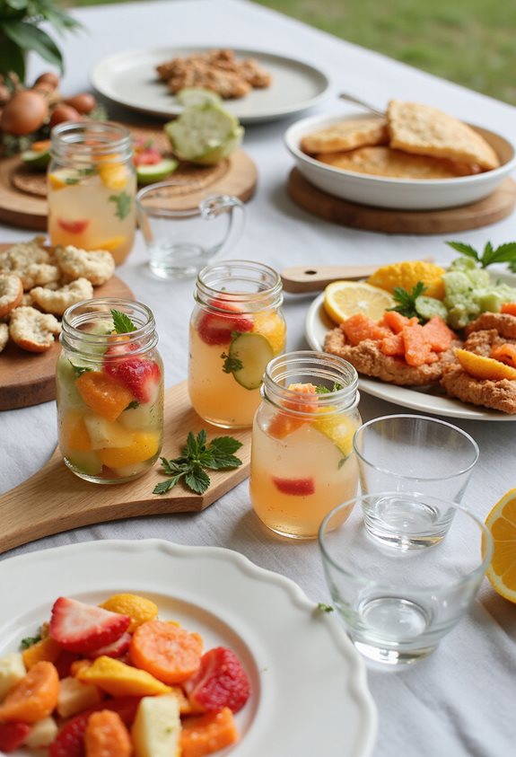 festive snacks without color