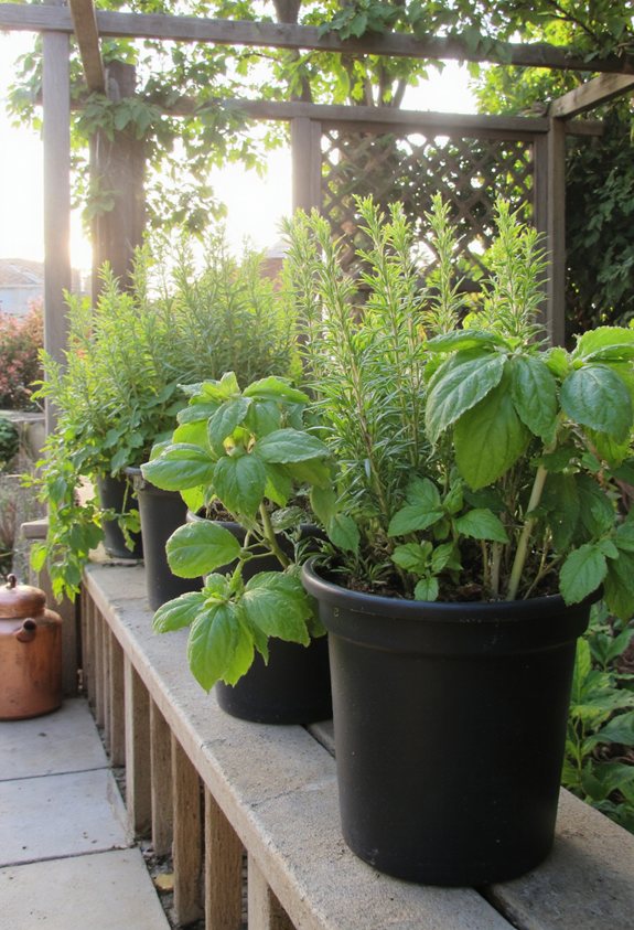 fragrant kitchen herb garden
