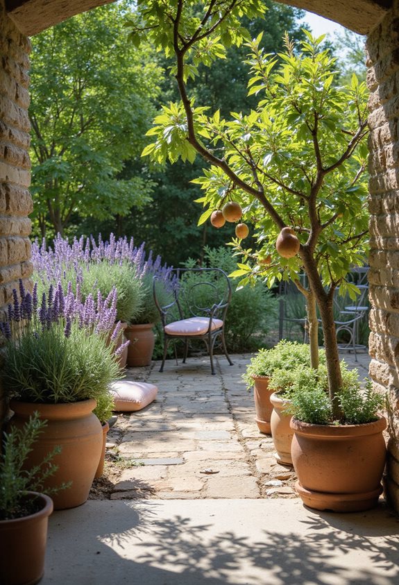 fruit trees for country ambiance