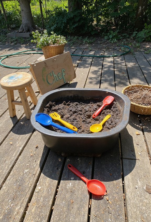 garden trough mud kitchen