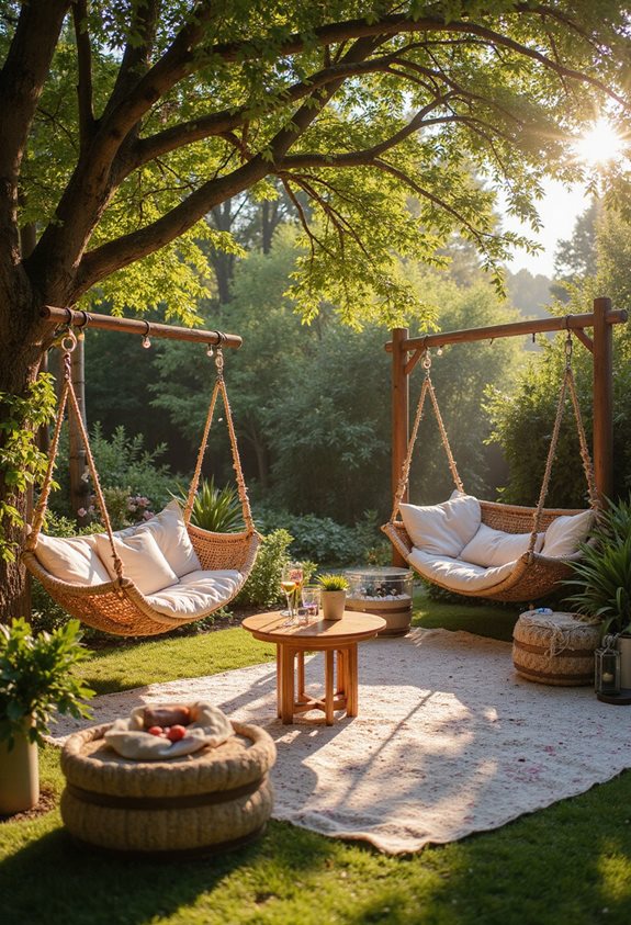 hammocks and swings relaxation