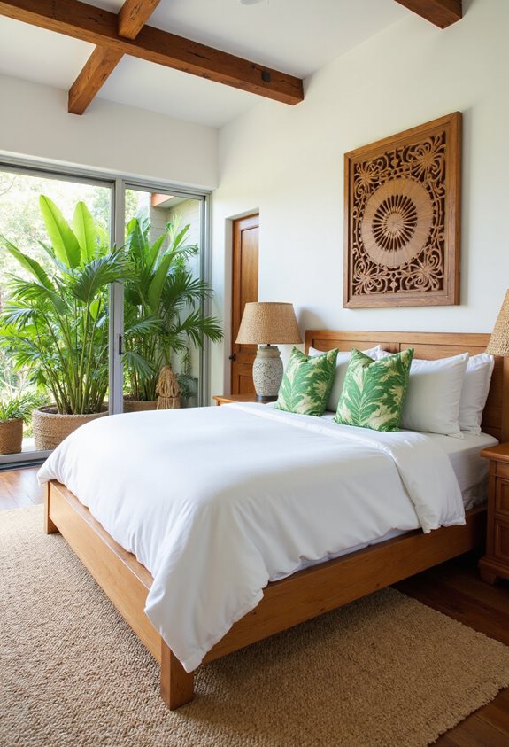 handcrafted tropical bedroom d cor