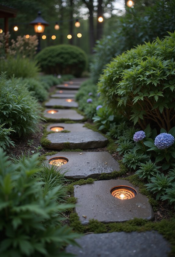 hidden garden lighting system