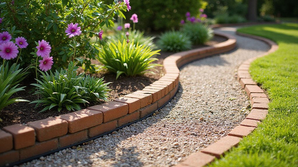 integrated brick irrigation edge