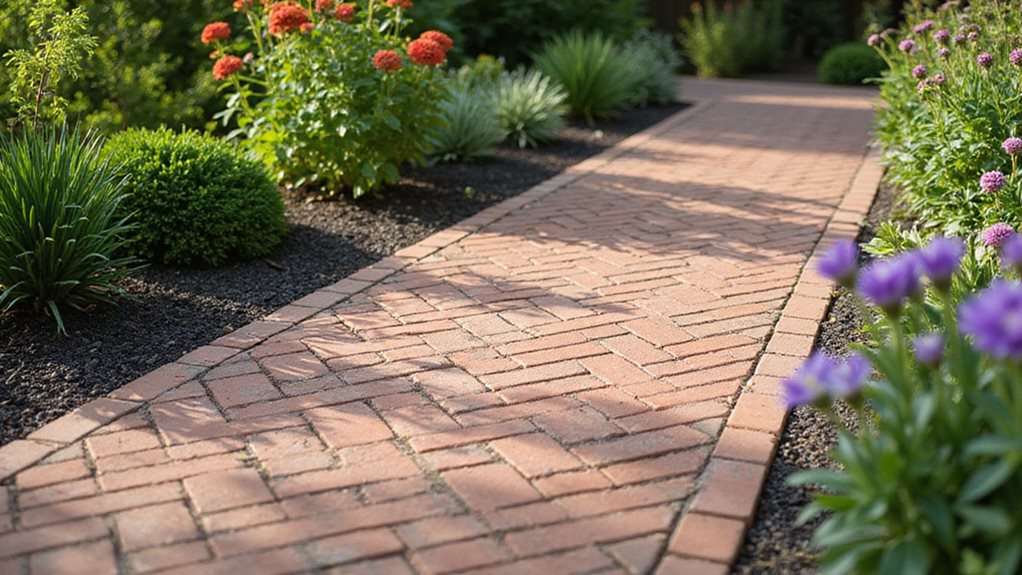 interlocking brick pattern design