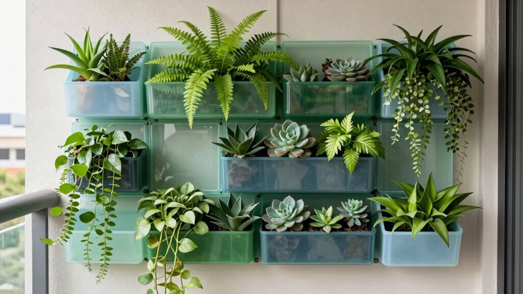 interlocking modular green wall