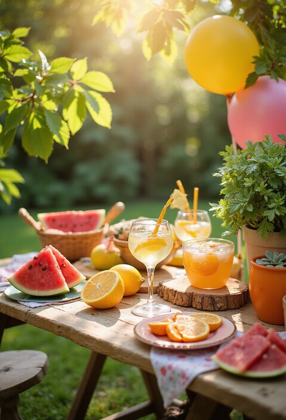 juicy summer party theme