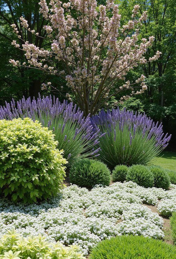 layers of vibrant greenery