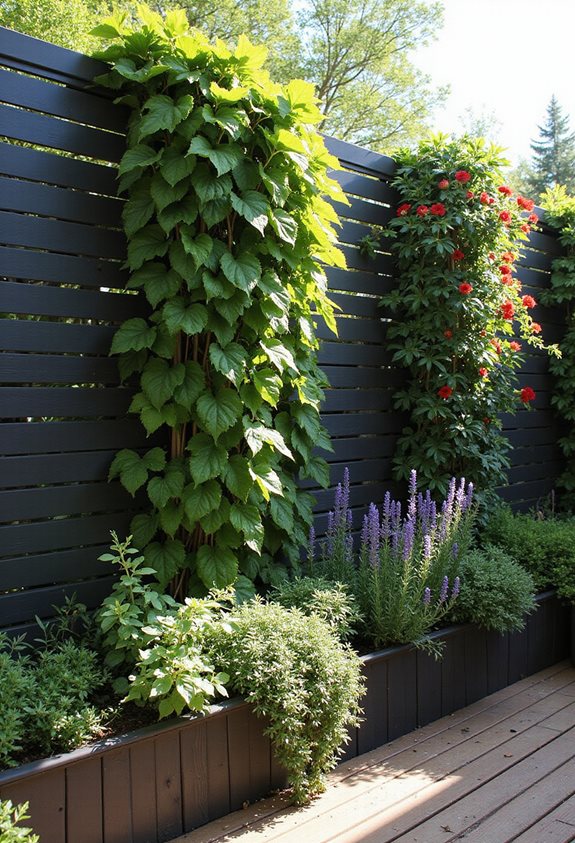 living wall garden fence
